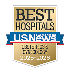 2025 U.S. News and World Report Badge - Obstetrics & Gynecology